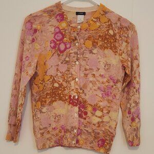 J. Crew 100% Merino Wool Cardigan, Sz Med